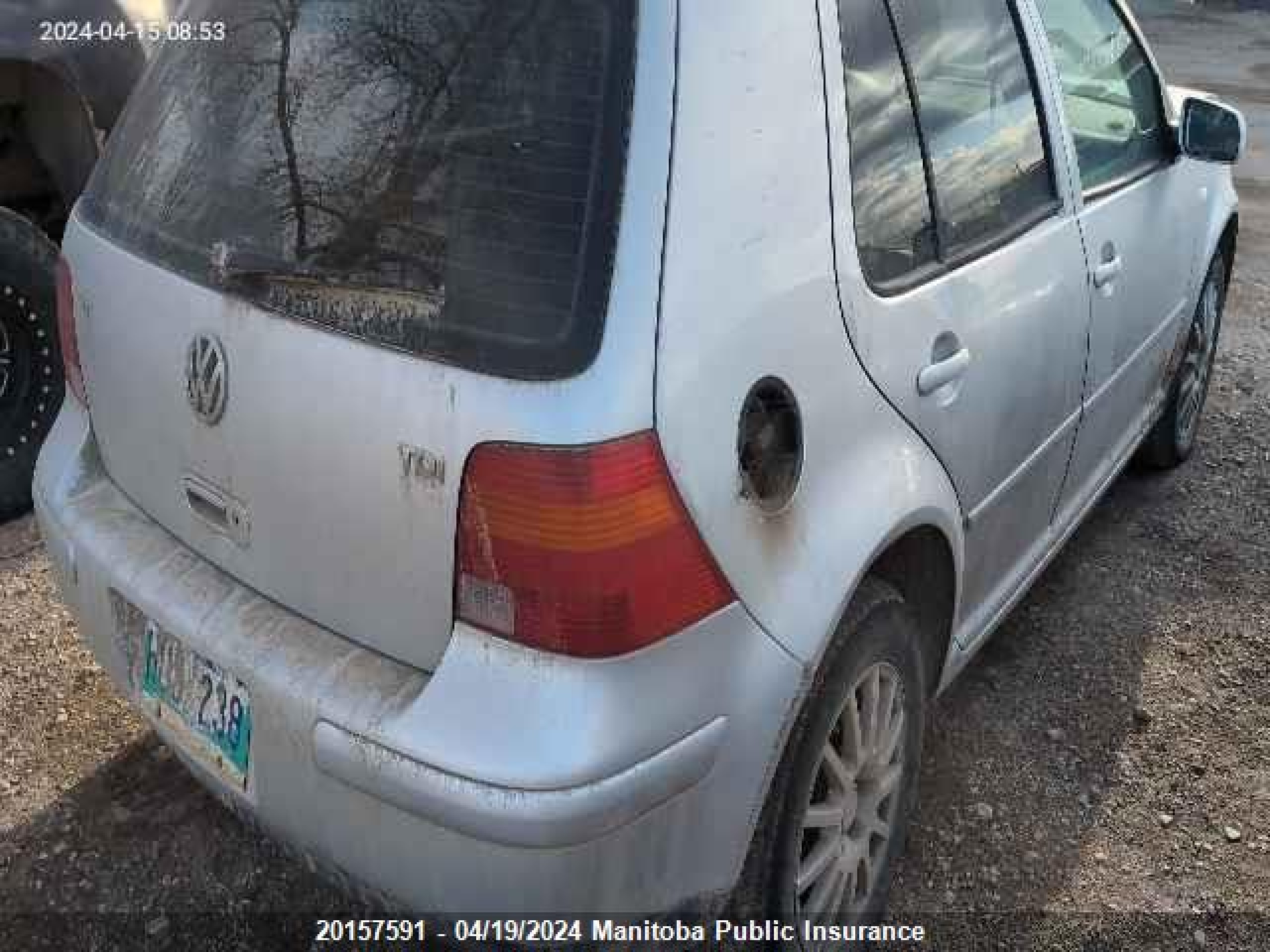 Photo 3 VIN: 9BWGR21J044006912 - VOLKSWAGEN GOLF 