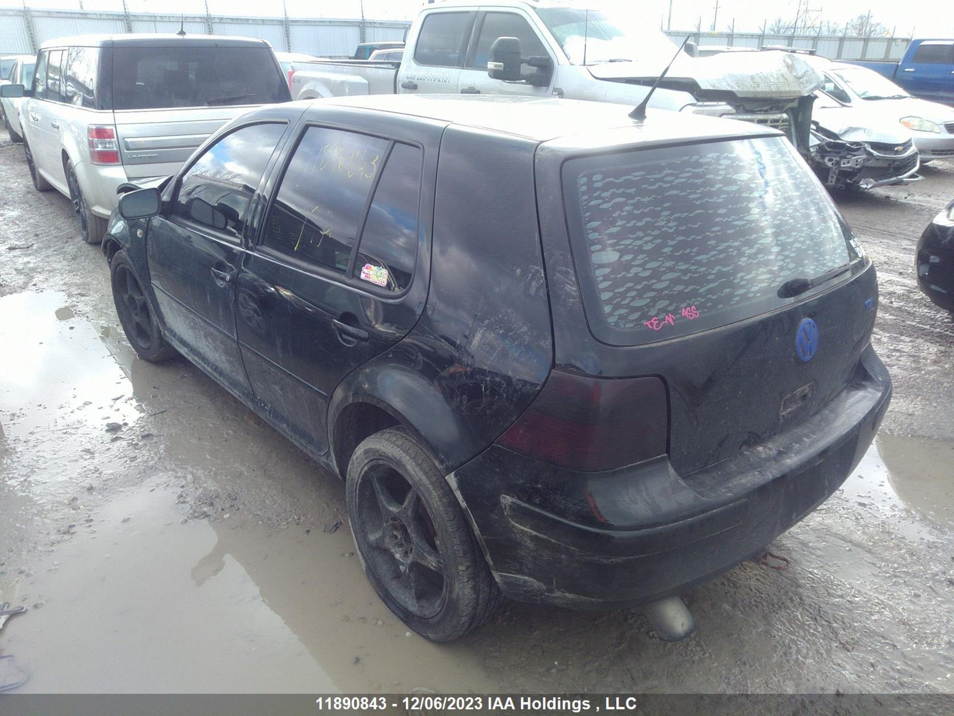 Photo 2 VIN: 9BWGR61JX44023904 - VOLKSWAGEN GOLF 