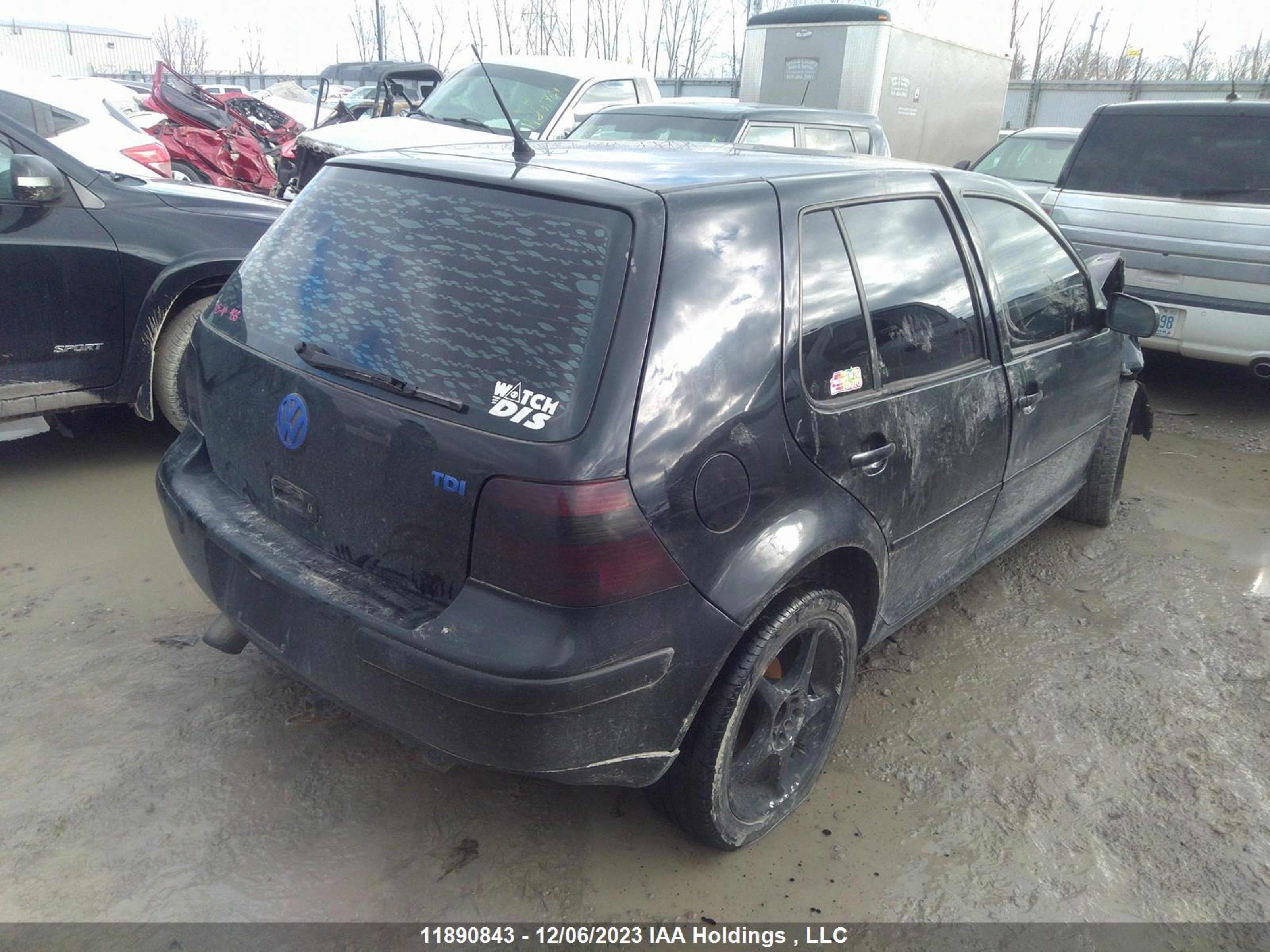 Photo 3 VIN: 9BWGR61JX44023904 - VOLKSWAGEN GOLF 