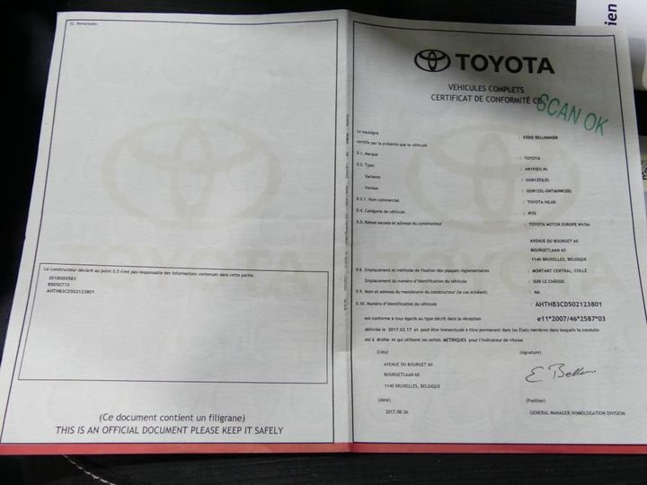 Photo 9 VIN: AHTHB3CD502123801 - TOYOTA HILUX DC 