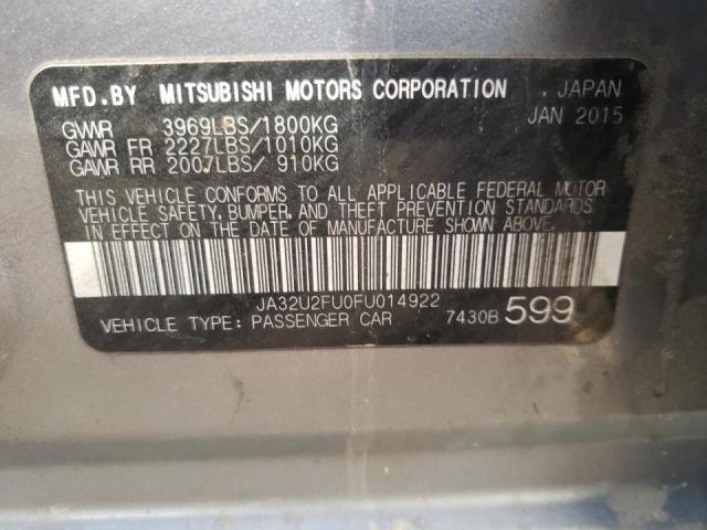 Photo 9 VIN: JA32U2FU0FU014922 - MITSUBISHI LANCER ES 