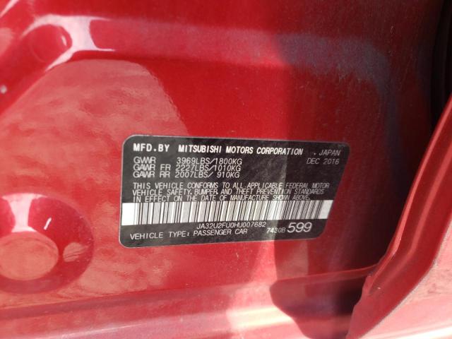 Photo 9 VIN: JA32U2FU0HU007682 - MITSUBISHI LANCER ES 