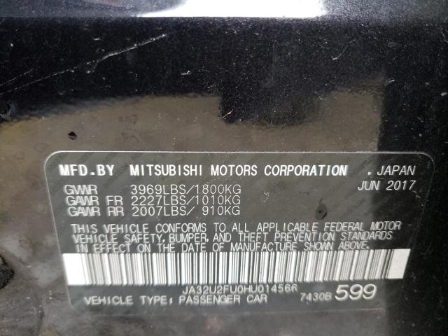 Photo 9 VIN: JA32U2FU0HU014566 - MITSUBISHI LANCER ES 