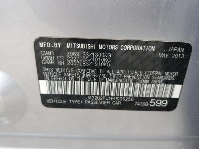 Photo 12 VIN: JA32U2FU1EU005256 - MITSUBISHI LANCER 