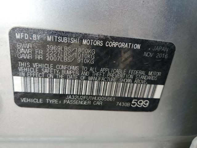 Photo 11 VIN: JA32U2FU1HU005861 - MITSUBISHI LANCER 