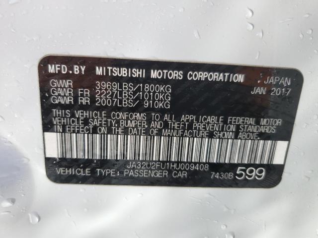 Photo 11 VIN: JA32U2FU1HU009408 - MITSUBISHI LANCER 