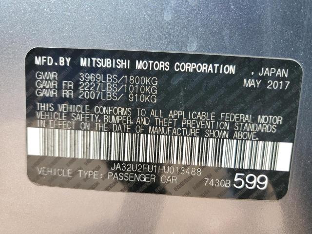 Photo 11 VIN: JA32U2FU1HU013488 - MITSUBISHI LANCER 