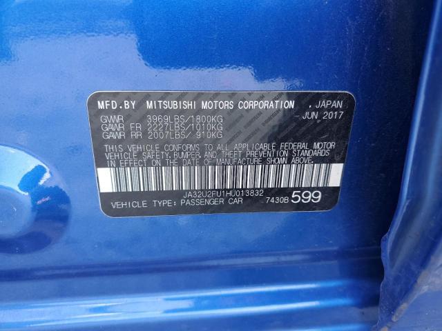 Photo 11 VIN: JA32U2FU1HU013832 - MITSUBISHI LANCER ES 