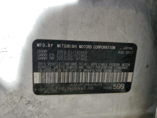 Photo 11 VIN: JA32U2FU2HU016318 - MITSUBISHI LANCER 