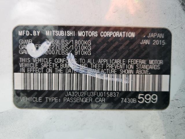 Photo 11 VIN: JA32U2FU3FU015837 - MITSUBISHI LANCER 