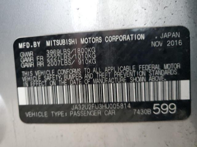 Photo 12 VIN: JA32U2FU3HU005814 - MITSUBISHI LANCER 