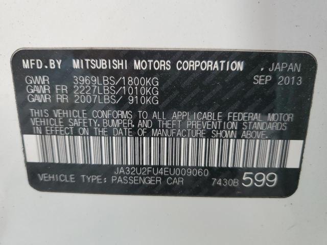 Photo 11 VIN: JA32U2FU4EU009060 - MITSUBISHI LANCER 