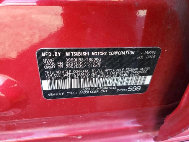 Photo 11 VIN: JA32U2FU4FU001848 - MITSUBISHI LANCER ES 