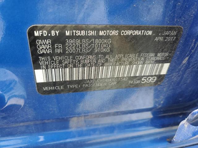 Photo 11 VIN: JA32U2FU4HU011542 - MITSUBISHI LANCER ES 