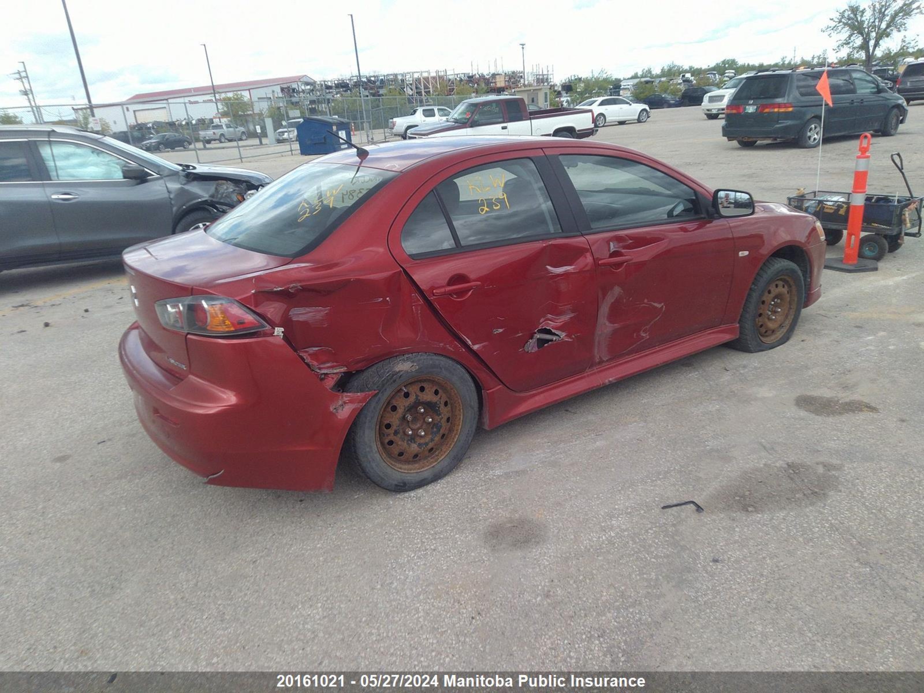 Photo 3 VIN: JA32U2FU5AU605384 - MITSUBISHI LANCER 