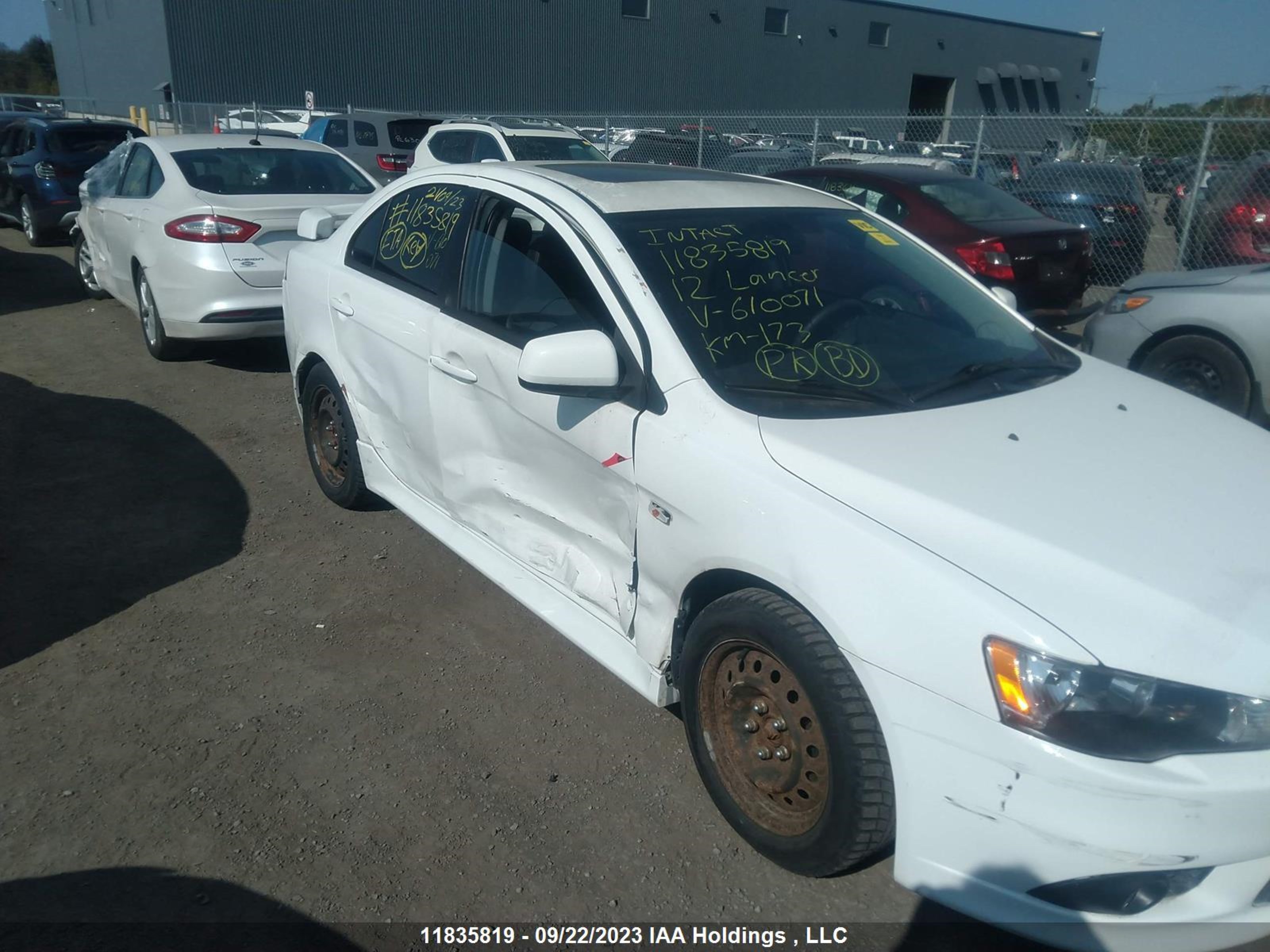 Photo 5 VIN: JA32U2FU5CU610071 - MITSUBISHI LANCER 