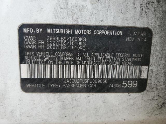 Photo 11 VIN: JA32U2FU5FU009666 - MITSUBISHI LANCER 