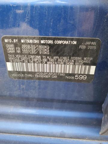 Photo 11 VIN: JA32U2FU5FU017380 - MITSUBISHI LANCER 