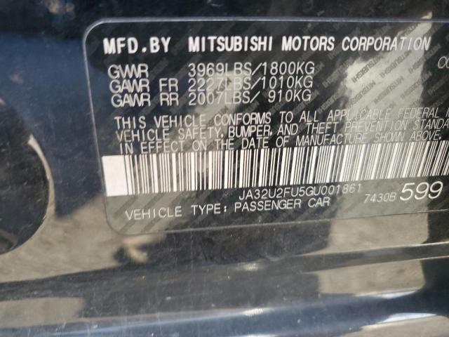 Photo 11 VIN: JA32U2FU5GU001861 - MITSUBISHI LANCER ES 