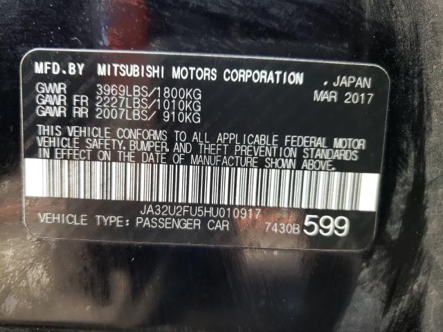 Photo 9 VIN: JA32U2FU5HU010917 - MITSUBISHI LANCER 