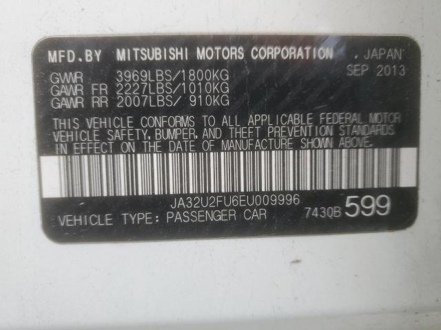 Photo 12 VIN: JA32U2FU6EU009996 - MITSUBISHI LANCER 