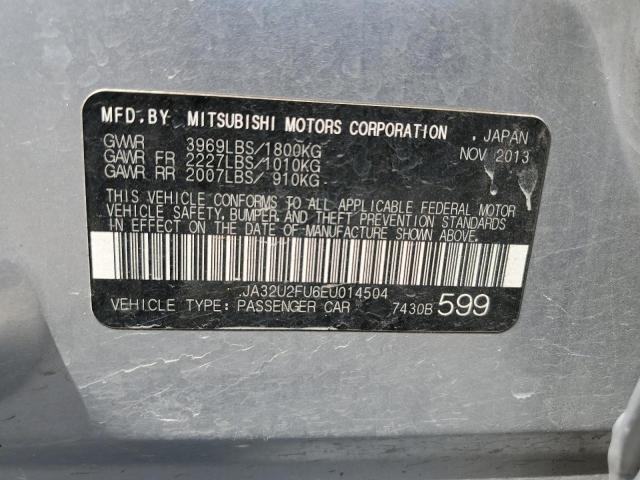 Photo 11 VIN: JA32U2FU6EU014504 - MITSUBISHI LANCER 