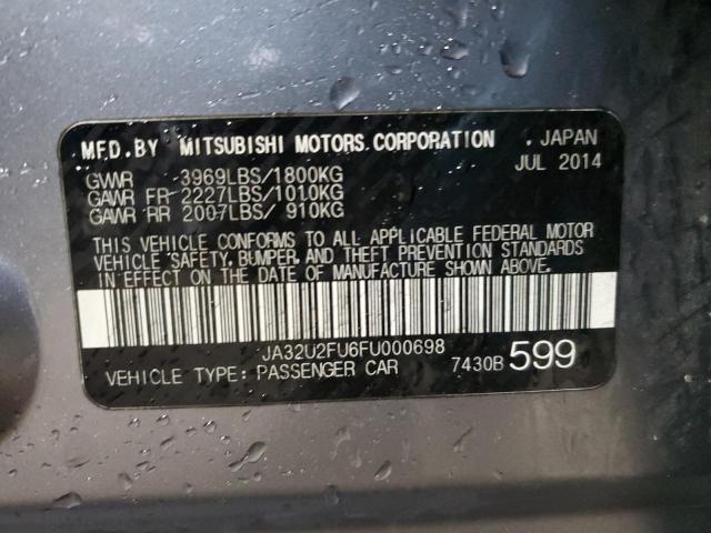 Photo 11 VIN: JA32U2FU6FU000698 - MITSUBISHI LANCER ES 