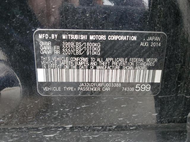 Photo 11 VIN: JA32U2FU6FU003388 - MITSUBISHI LANCER 