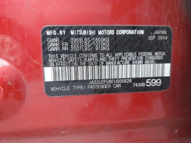 Photo 11 VIN: JA32U2FU6FU005626 - MITSUBISHI LANCER ES 