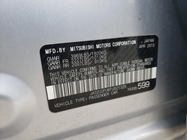 Photo 9 VIN: JA32U2FU6FU021325 - MITSUBISHI LANCER ES 