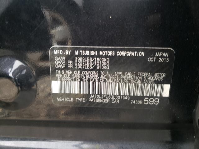 Photo 9 VIN: JA32U2FU6GU001349 - MITSUBISHI LANCER ES 