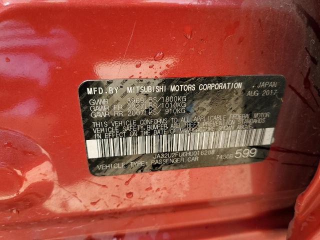 Photo 11 VIN: JA32U2FU6HU016208 - MITSUBISHI LANCER ES 