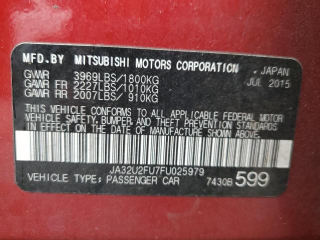 Photo 12 VIN: JA32U2FU7FU025979 - MITSUBISHI LANCER 