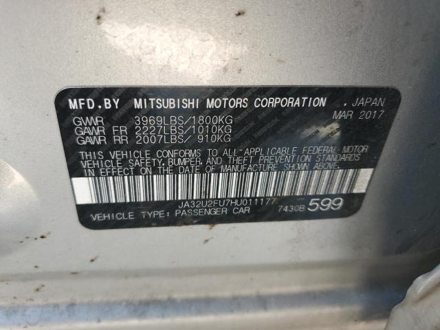 Photo 11 VIN: JA32U2FU7HU011177 - MITSUBISHI LANCER 