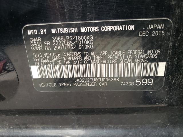 Photo 9 VIN: JA32U2FU8GU005368 - MITSUBISHI LANCER ES 