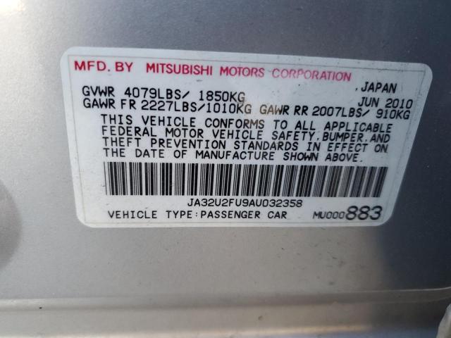 Photo 11 VIN: JA32U2FU9AU032358 - MITSUBISHI LANCER 