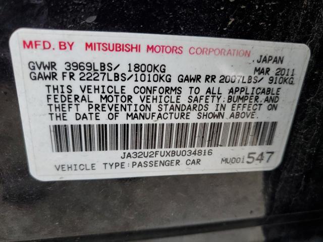 Photo 11 VIN: JA32U2FUXBU034816 - MITSUBISHI LANCER 