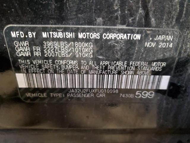 Photo 11 VIN: JA32U2FUXFU010098 - MITSUBISHI LANCER 