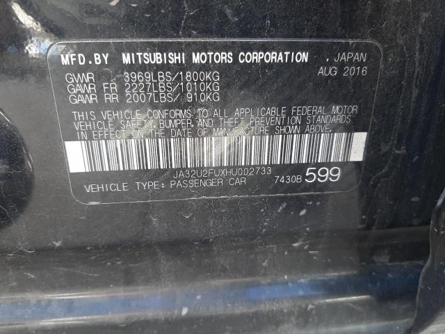 Photo 11 VIN: JA32U2FUXHU002733 - MITSUBISHI LANCER 