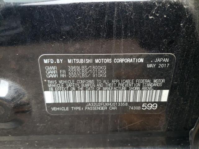 Photo 11 VIN: JA32U2FUXHU013358 - MITSUBISHI LANCER 