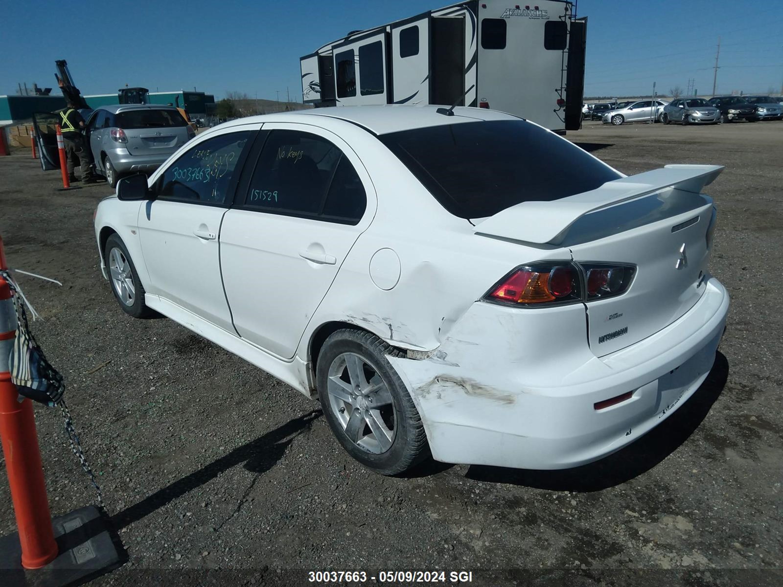 Photo 2 VIN: JA32U8FW5AU601095 - MITSUBISHI LANCER 