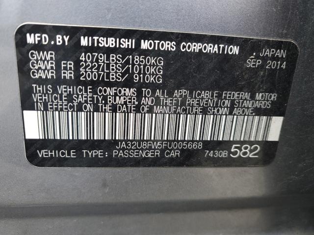 Photo 11 VIN: JA32U8FW5FU005668 - MITSUBISHI LANCER 