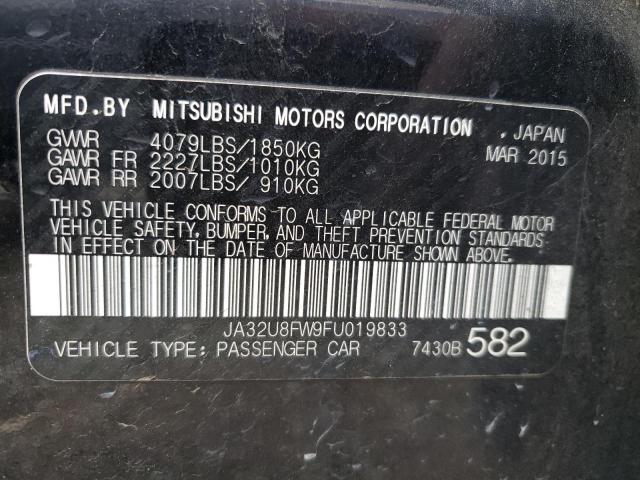 Photo 12 VIN: JA32U8FW9FU019833 - MITSUBISHI LANCER GT 