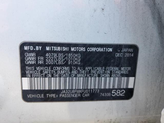 Photo 11 VIN: JA32U8FWXFU011773 - MITSUBISHI LANCER 