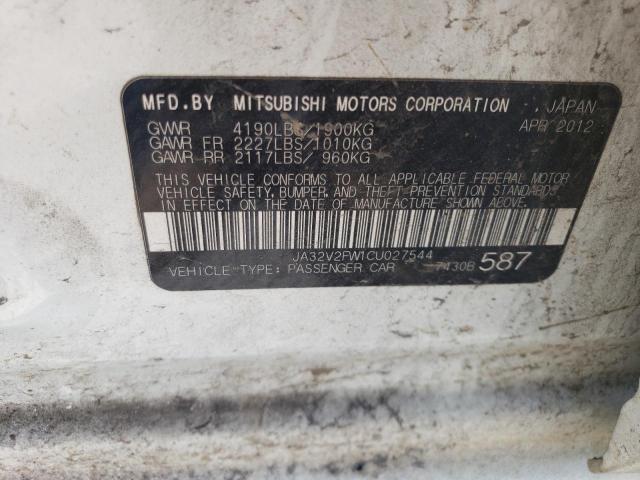 Photo 11 VIN: JA32V2FW1CU027544 - MITSUBISHI LANCER SE 