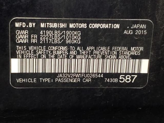 Photo 9 VIN: JA32V2FW1FU026544 - MITSUBISHI LANCER 