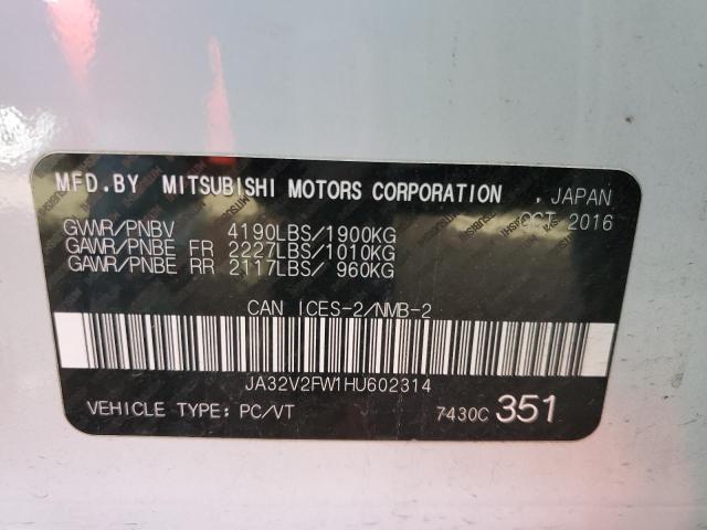 Photo 11 VIN: JA32V2FW1HU602314 - MITSUBISHI LANCER 