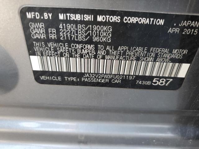 Photo 11 VIN: JA32V2FW3FU021197 - MITSUBISHI LANCER SE 