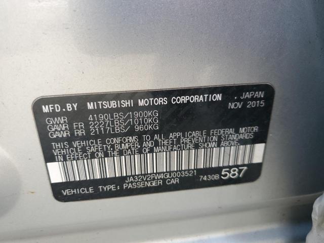 Photo 11 VIN: JA32V2FW4GU003521 - MITSUBISHI LANCER 