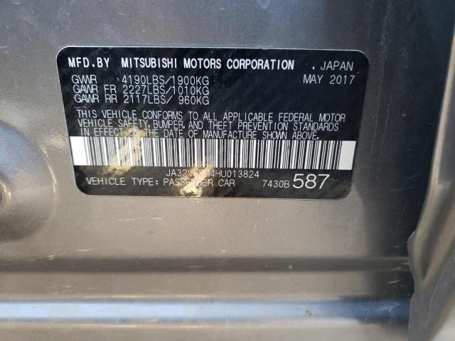 Photo 12 VIN: JA32V2FW4HU013824 - MITSUBISHI LANCER ES 